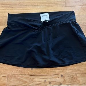 Black Swimsuit Bottom Skirt